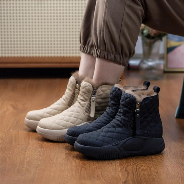 Poppy Camellia Winter Boots by Sunday Pair
