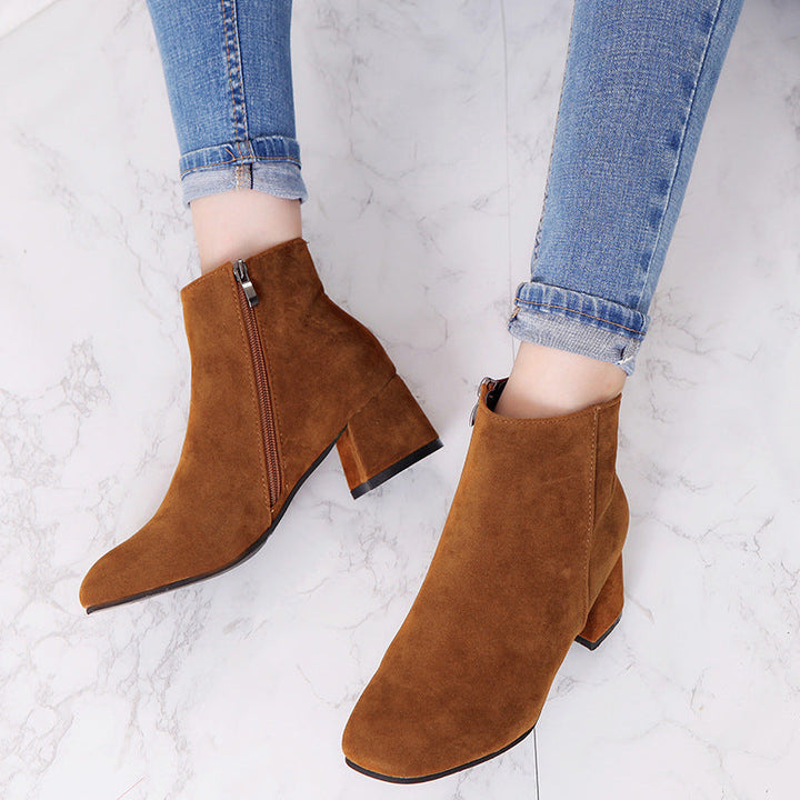 Lara Robin Heeled Boots by Sunday Pair