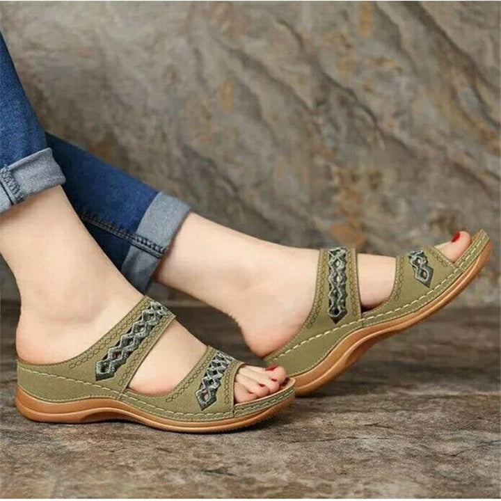 Isla Sparrow Platform Sandals by Sunday Pair