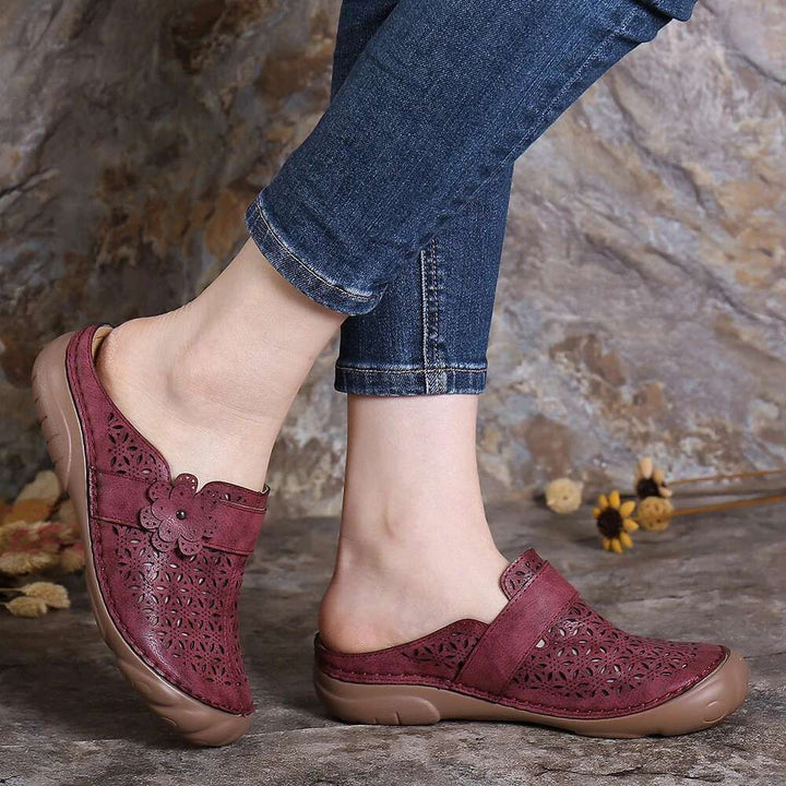 Stella Tulip Cutout Mules by Sunday Pair