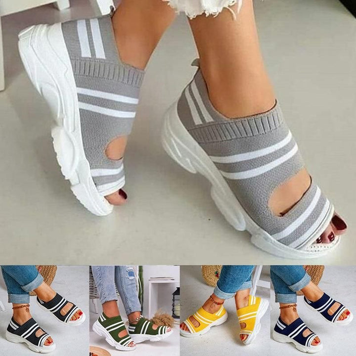 Stella Robin Wedge Sandals by Sunday Pair