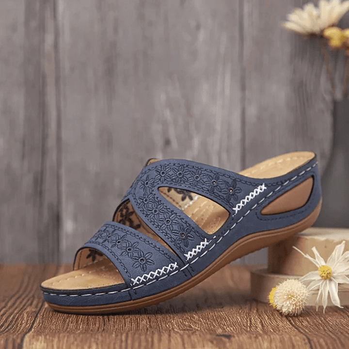 Mila Trellis Platform Sandals by Sunday Pair