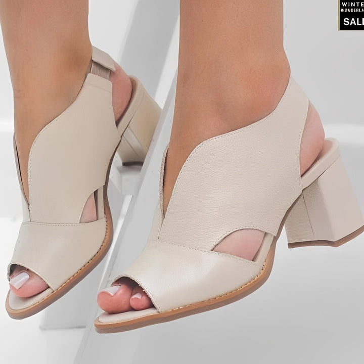 Kendall Larkspur Heeled Sandals – Beige