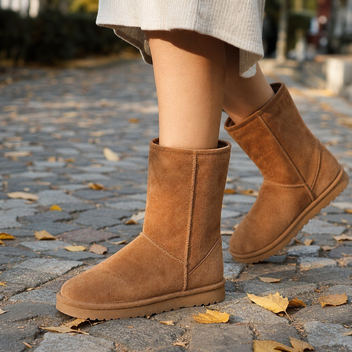 Riley Porch Winter Boots – Beige