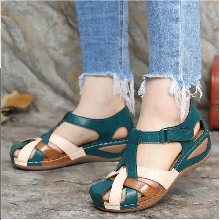 Imogen Trellis Wedge Sandals by Sunday Pair