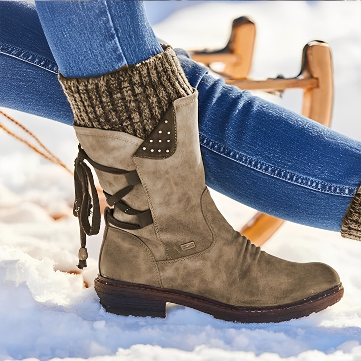 Kinsley Hearth Winter Boots – Brown