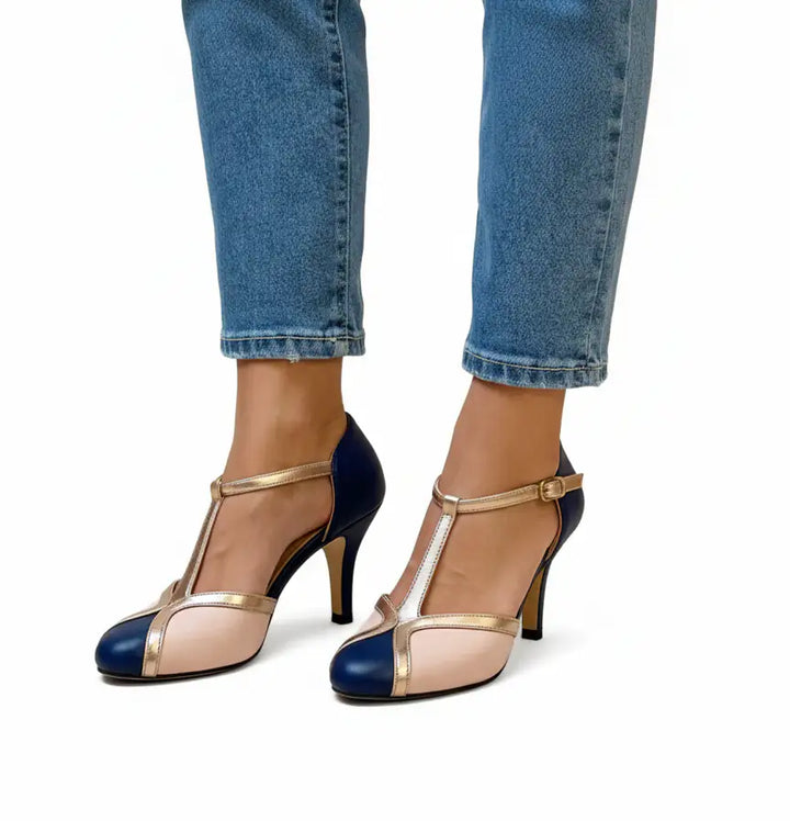 Leighton Larkspur Pumps – Blue