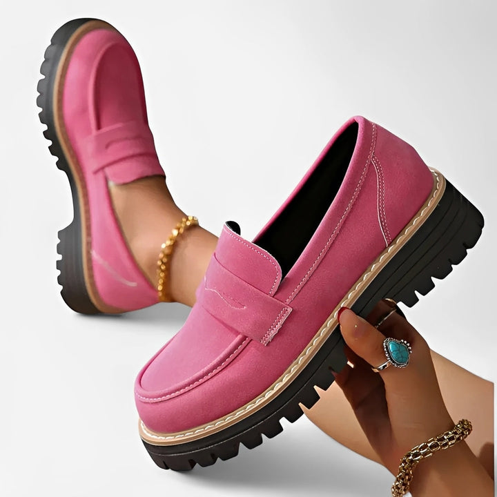 Harper Hearth Loafers – Pink