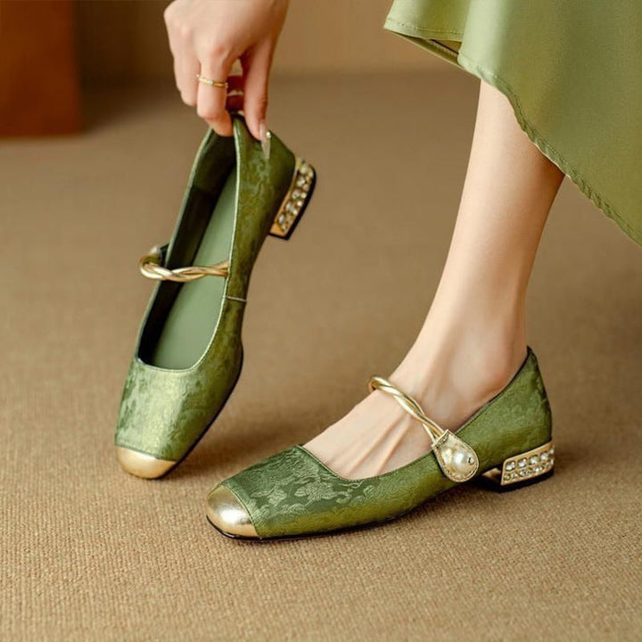 Lyra Camellia Classic Pumps by Sunday Pair