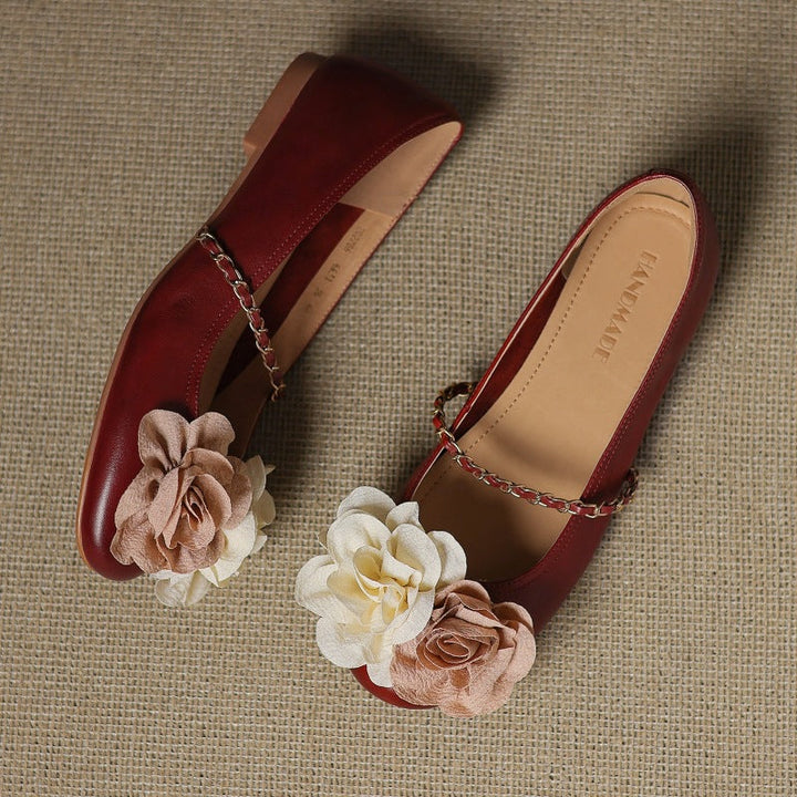 Talia Camellia Casual Flats by Sunday Pair