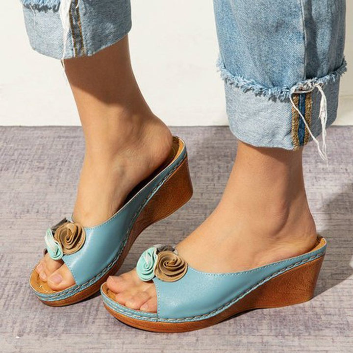 Sienna Sparrow Wedge Sandals by Sunday Pair