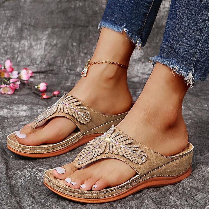 Lila Cottage Thong Sandals by Sunday Pair