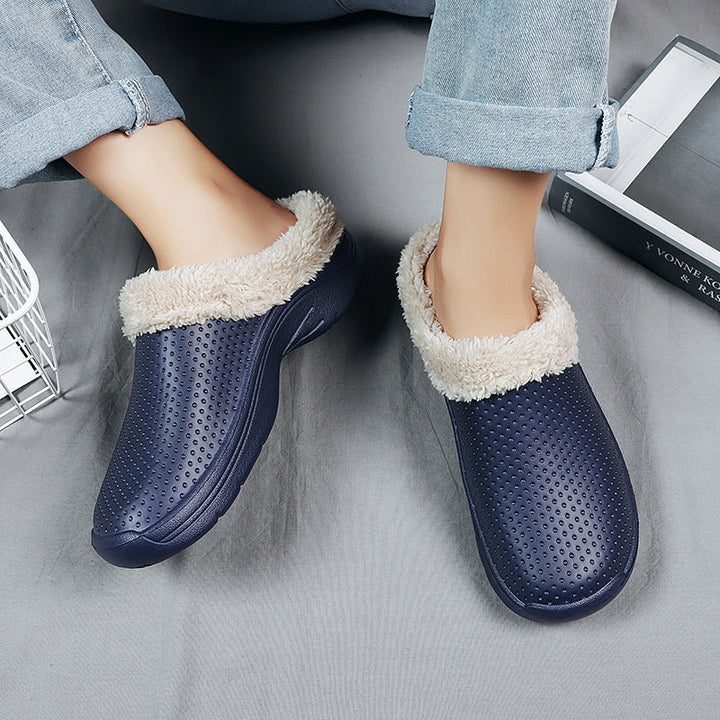 Flora Camellia Plush Slippers by Sunday Pair