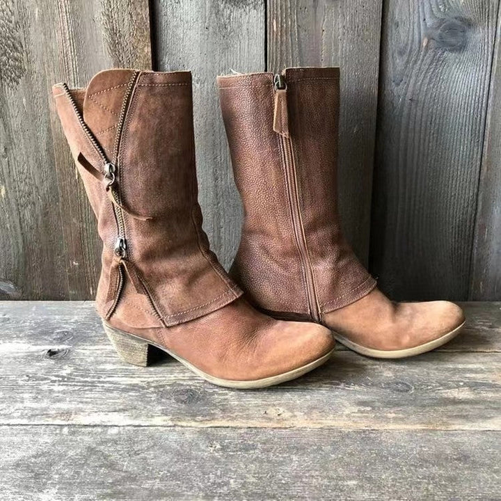 Frances Tulip Mid-Calf Boots by Sunday Pair