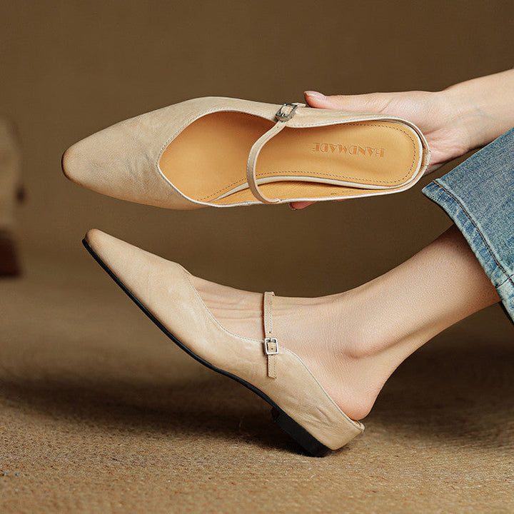 Gigi Tulip Flat Mules by Sunday Pair
