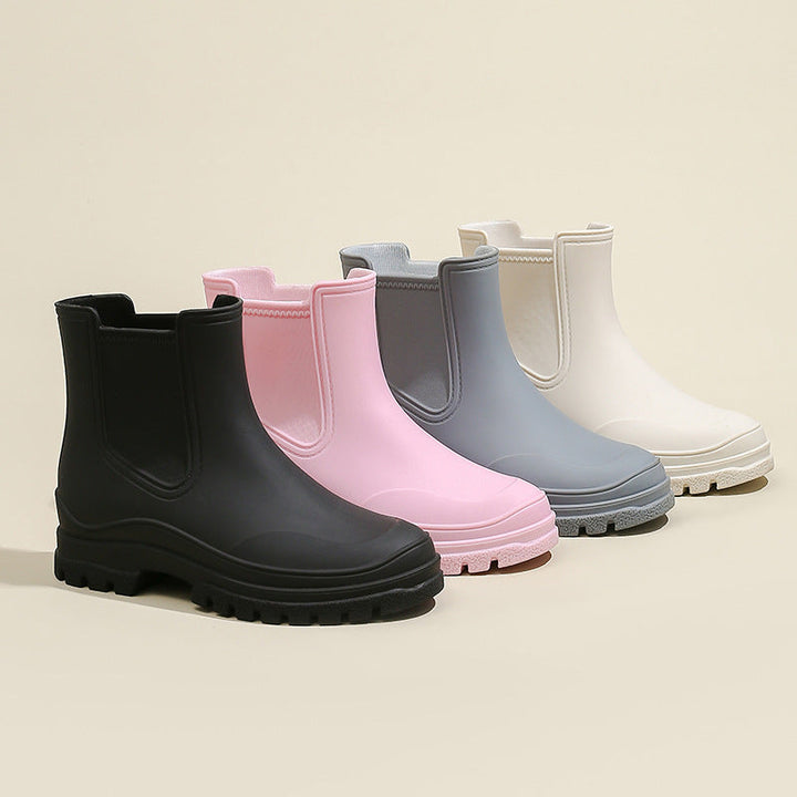 Mila Camellia Rain Boots by Sunday Pair