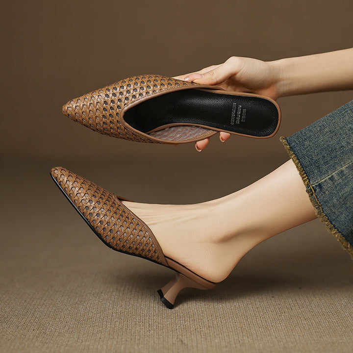 Kit Robin Heeled Mules by Sunday Pair