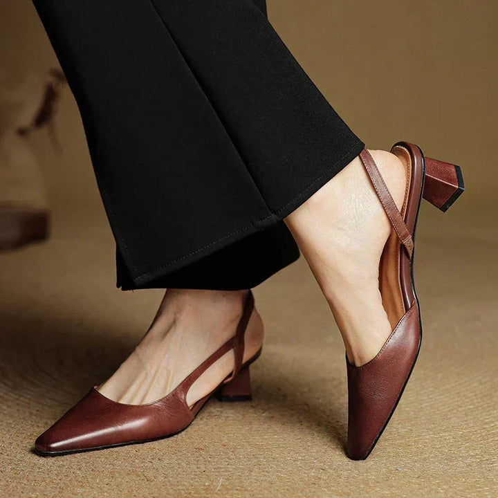 Cora Trellis Slingback Pumps by Sunday Pair