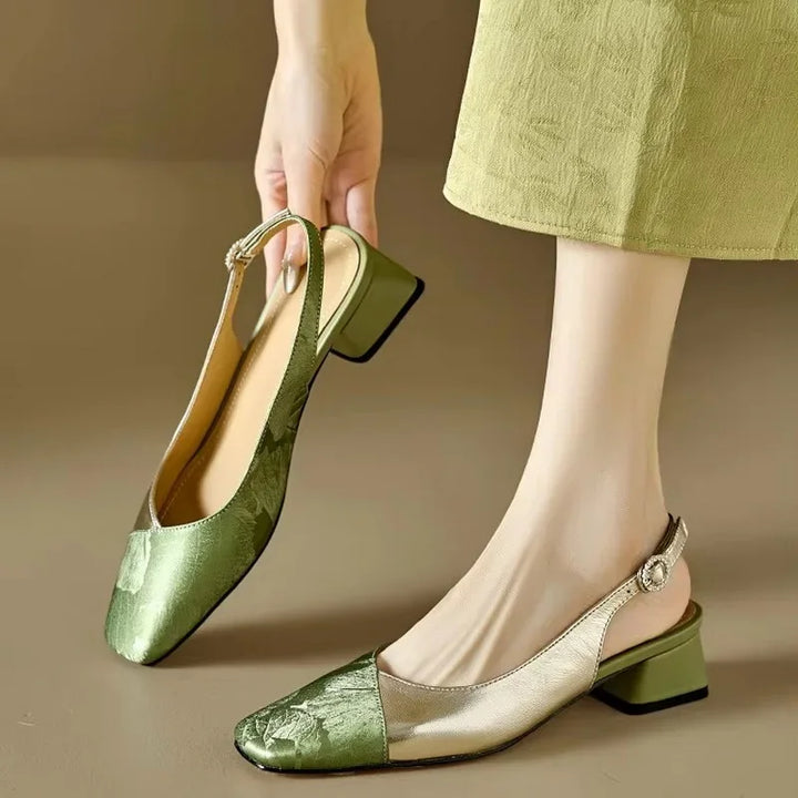 Ivy Trellis Slingback Pumps by Sunday Pair