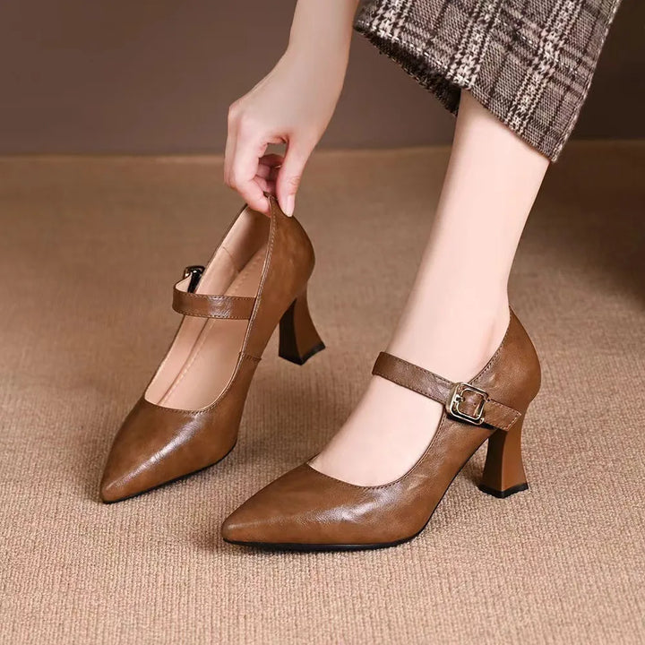 Poppy Tulip Elegant Pumps by Sunday Pair