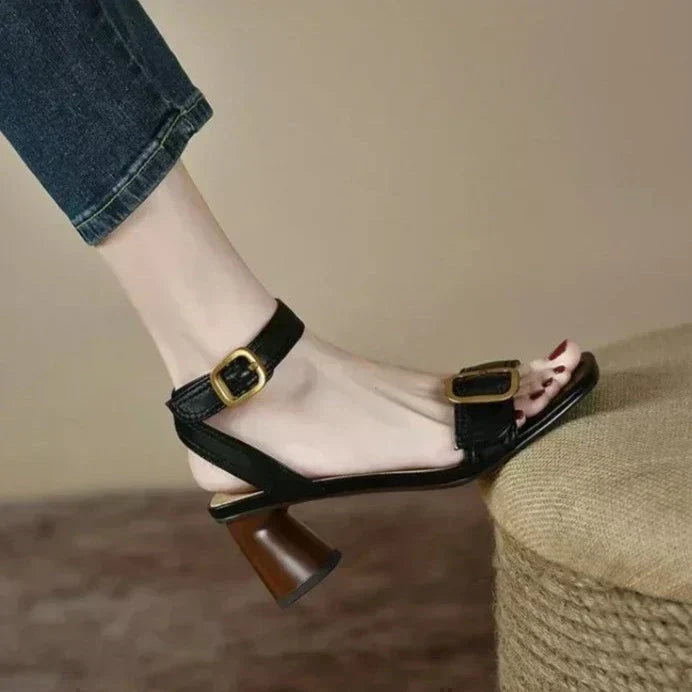 Ruby Robin Block-Heel Pumps by Sunday Pair