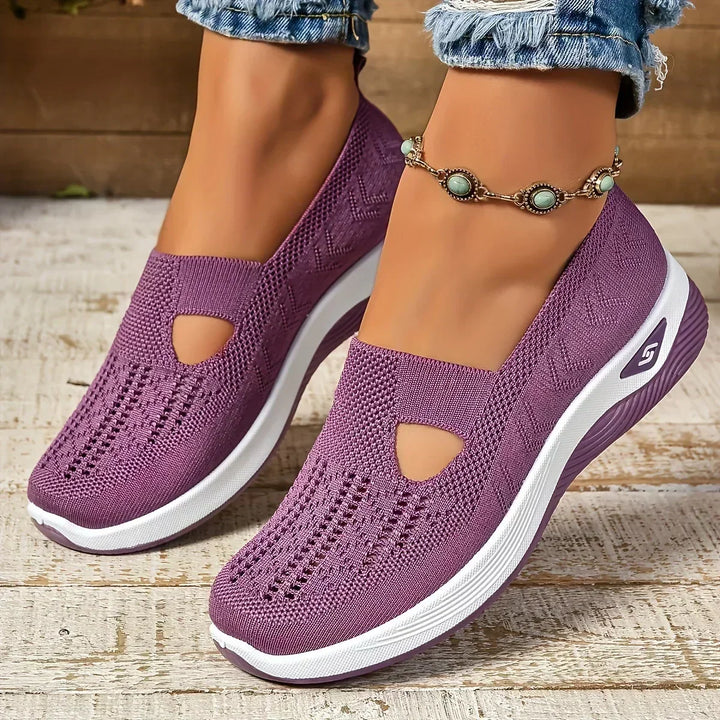 Peyton Hearth Slip-On Sneakers – Purple