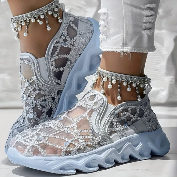 Josie Cottage High-Top Sneakers by Sunday Pair