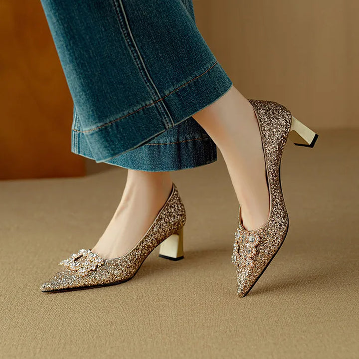 Naomi Trellis Elegant Pumps by Sunday Pair