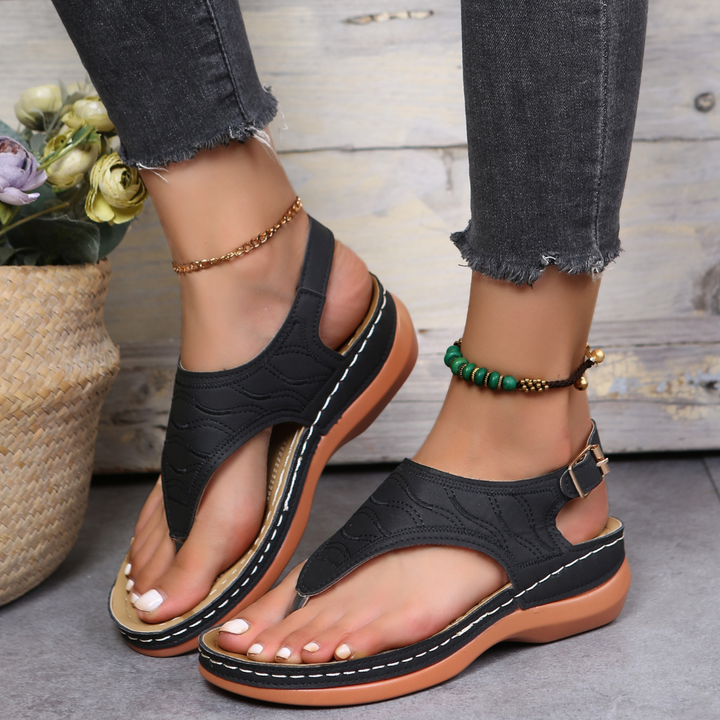 Amelie Camellia Casual Sandals by Sunday Pair