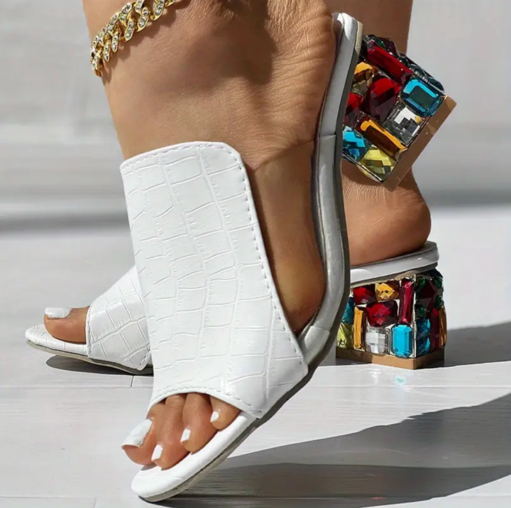 Thea Trellis Thong Sandals by Sunday Pair
