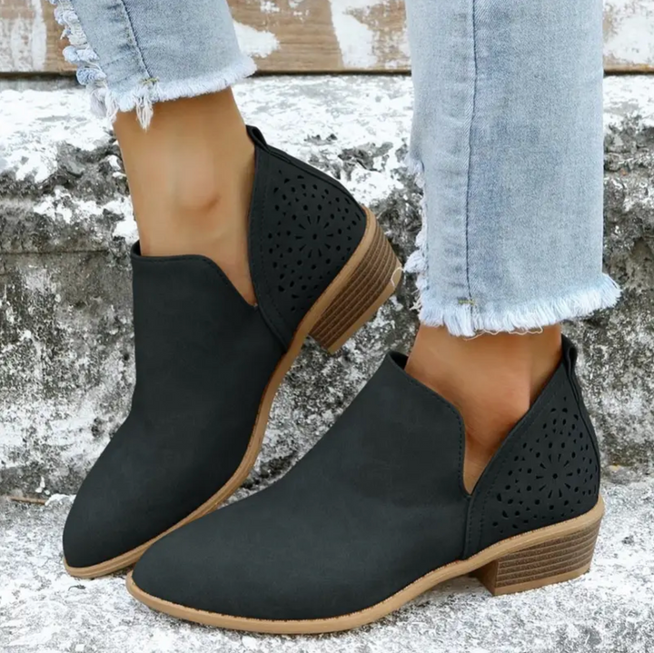 Bonnie Trellis Heeled Boots by Sunday Pair