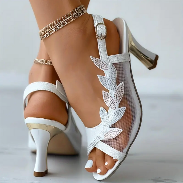 Kaia Tulip Heeled Sandals by Sunday Pair