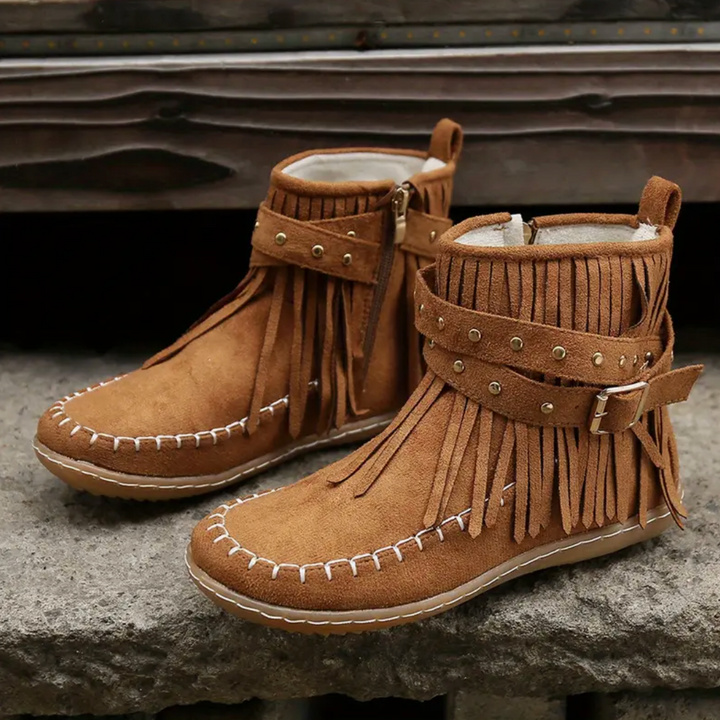 Maeve Camellia Ankle Boots by Sunday Pair