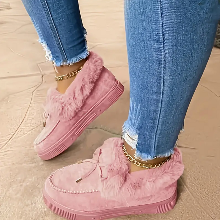 Orla Tulip Lined Moccasins by Sunday Pair