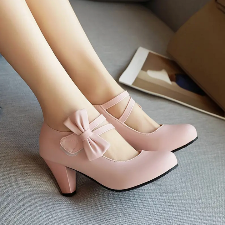 Gigi Sparrow Kitten-Heel Pumps by Sunday Pair