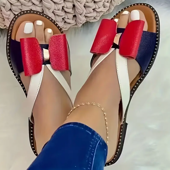 Della Tulip Slide Sandals by Sunday Pair