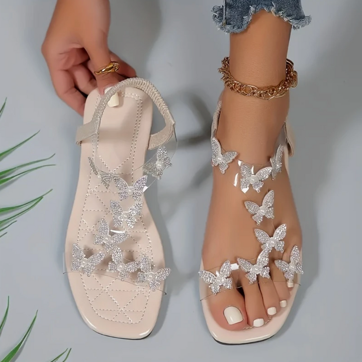 Eden Trellis Embellished Sandals by Sunday Pair