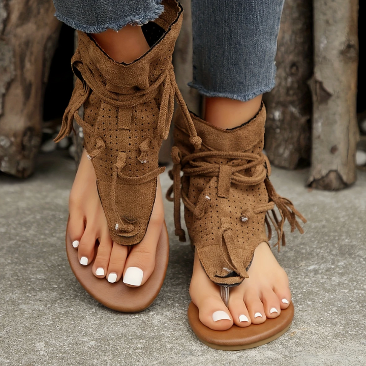Molly Robin Flat Sandals by Sunday Pair
