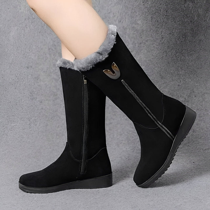Merritt Parlor Knee-High Boots – Black