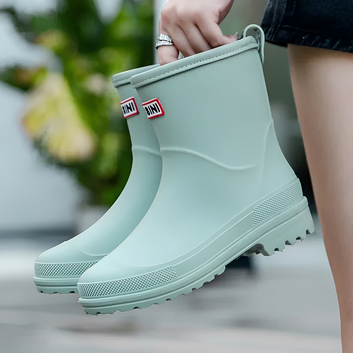Mallory Parlor Ankle Boots – Green