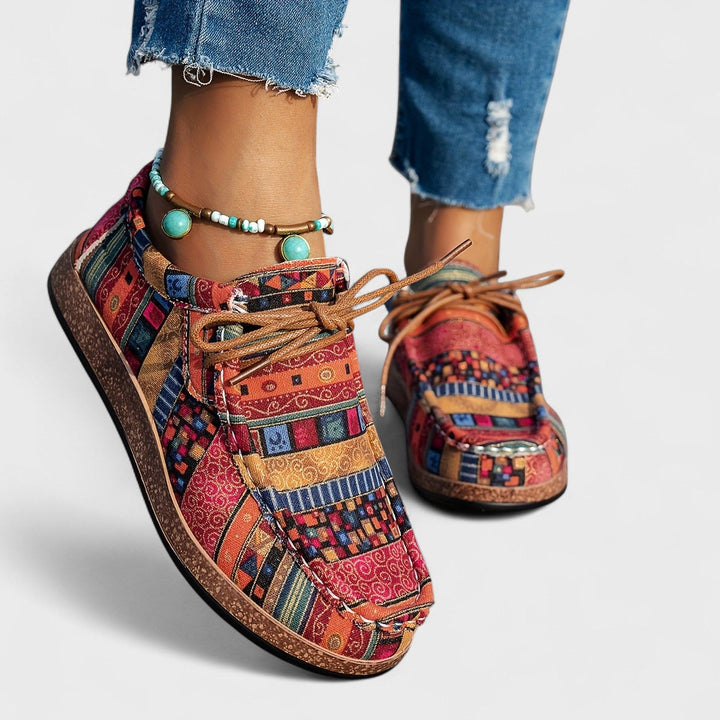 Lennox Larkspur Everyday Sneakers – Red