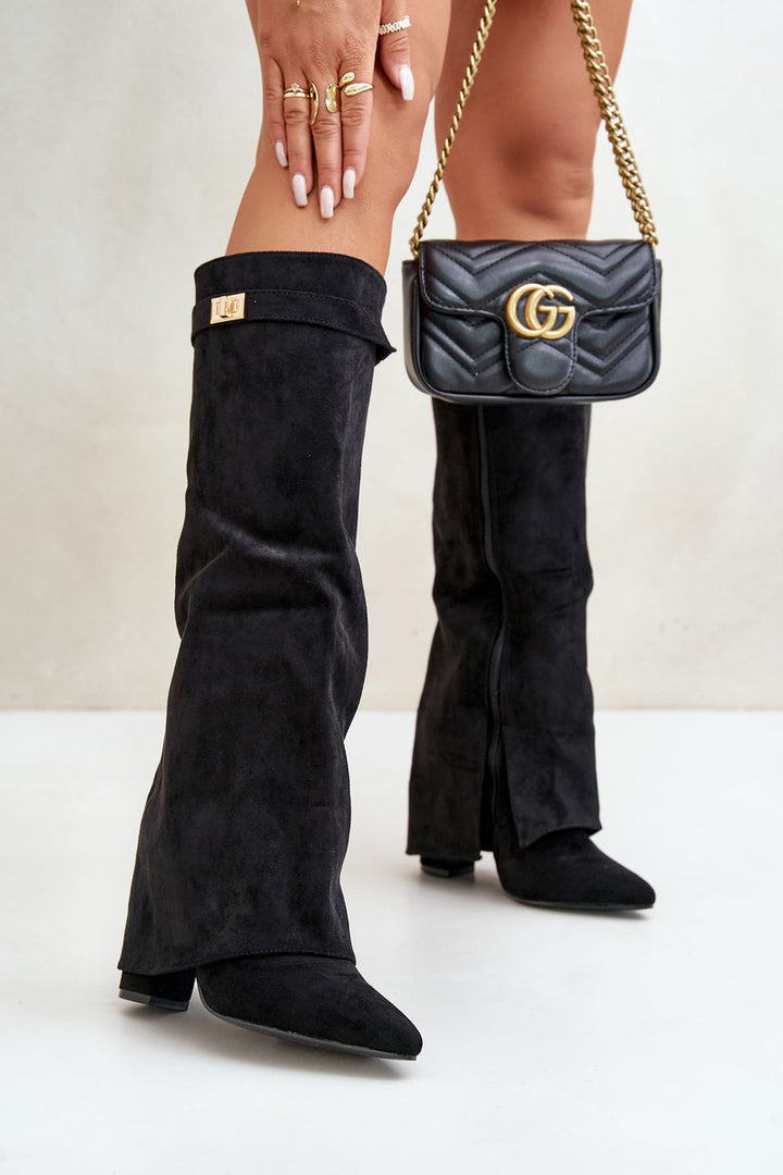 Blair Parlor Knee-High Boots – Black