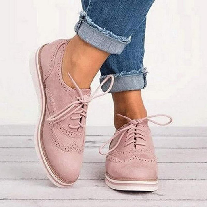 Kennedy Porch Derby Shoes – Pink
