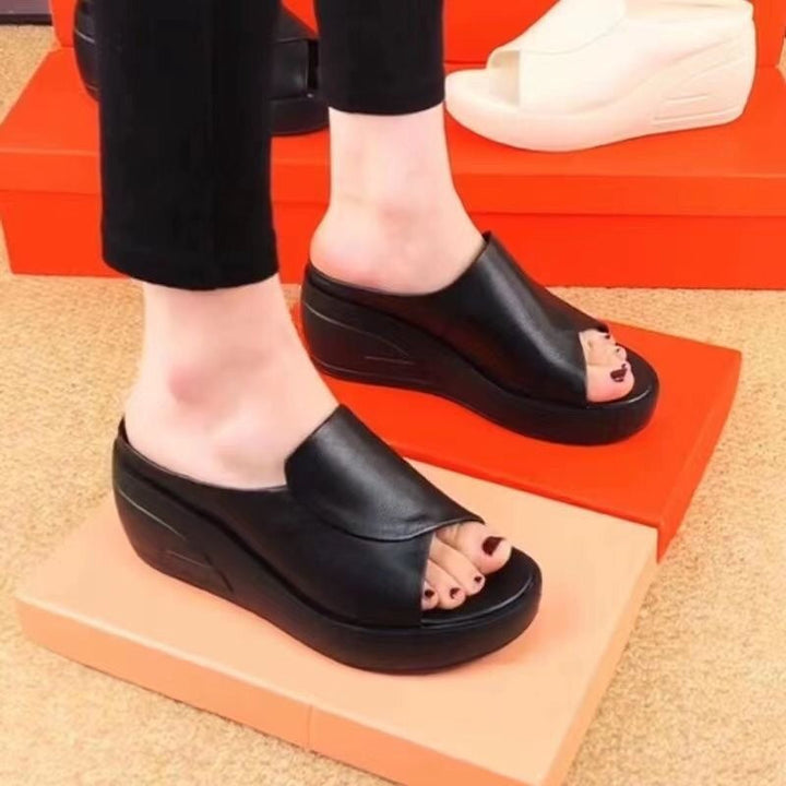 Cora Camellia Platform Sandals by Sunday Pair
