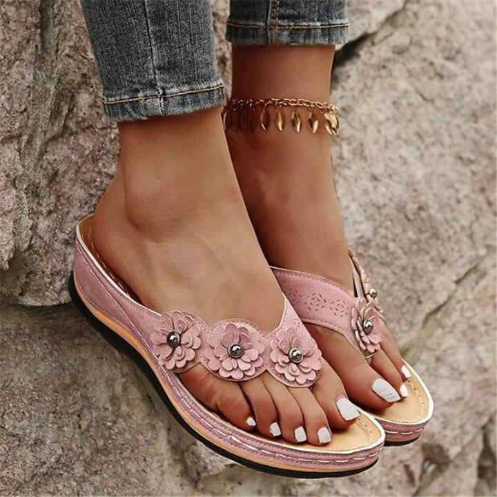 Opal Tulip Thong Sandals by Sunday Pair
