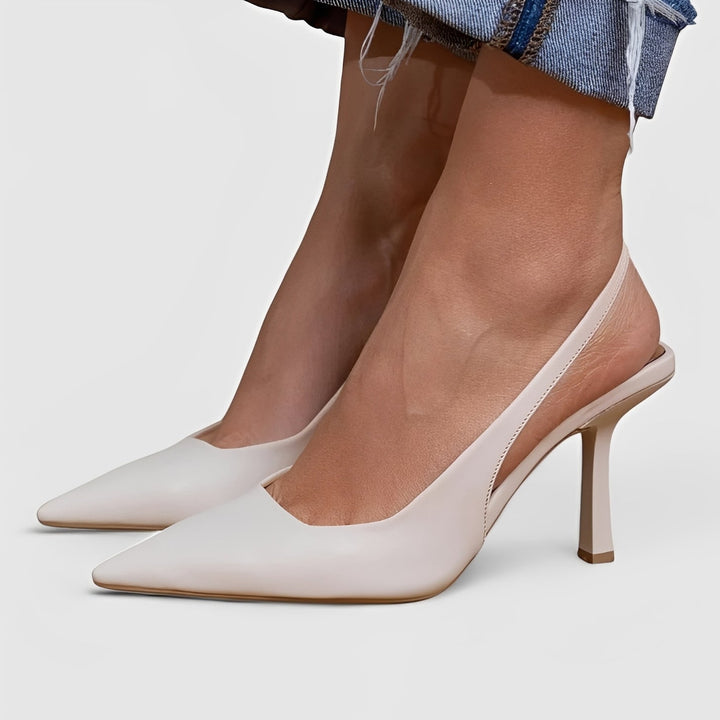 Emerson Garden Pumps – Beige
