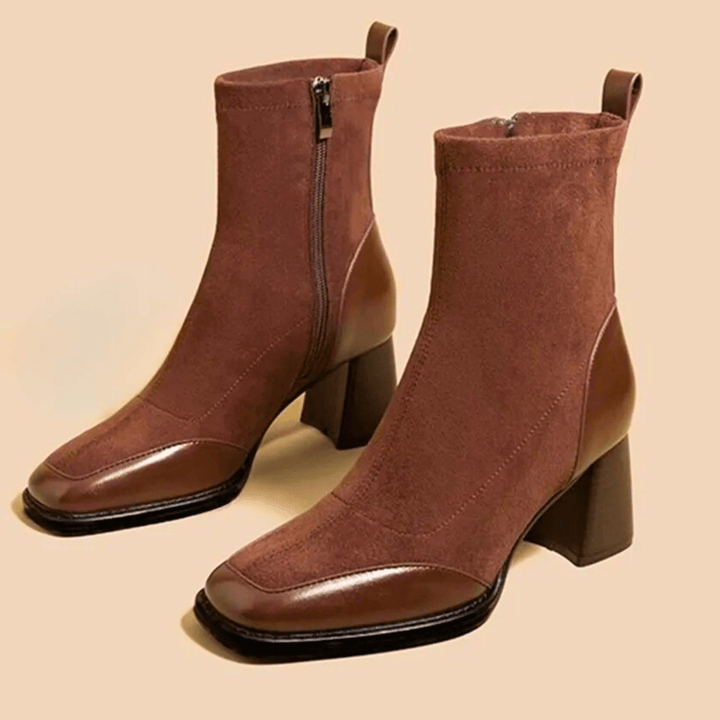Presley Hearth Ankle Boots – Brown