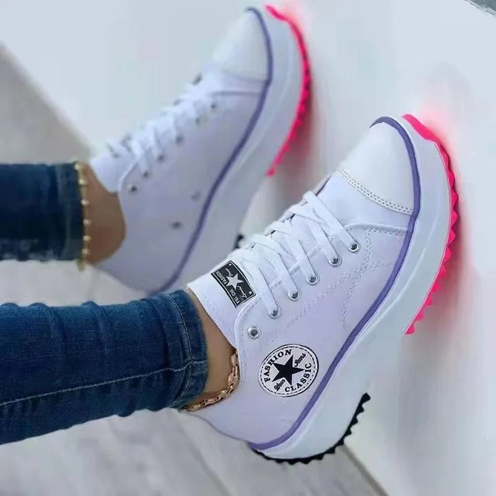 Teagan Garden Everyday Sneakers – White