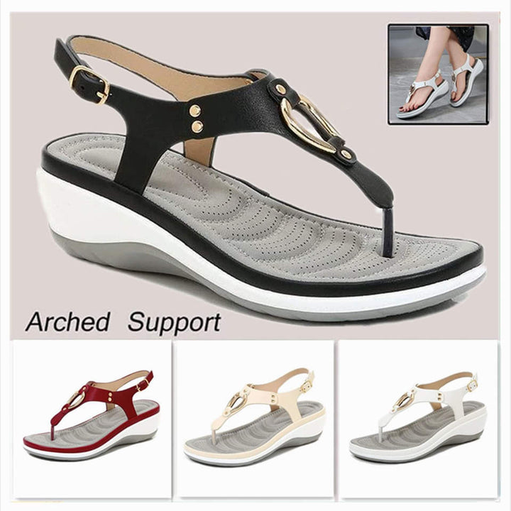 Rosa Tulip Thong Sandals by Sunday Pair